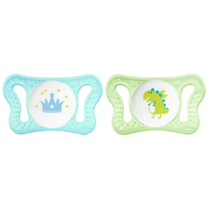 chicco micro 0-2 month soother 2 pack