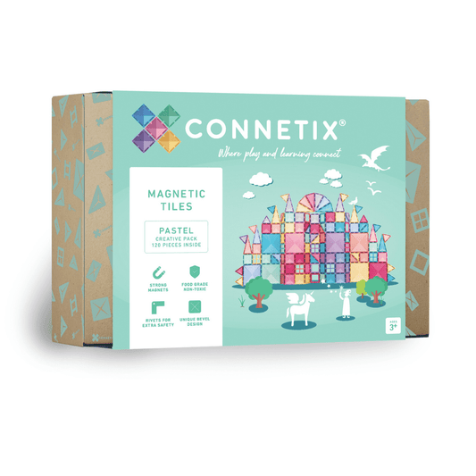 connetix pastel creative pack 120 pieces