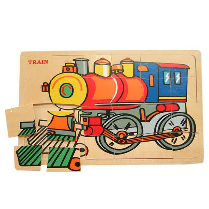 fun factory large wooden puzzle 24 pc