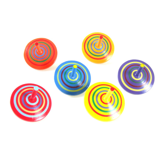 fun factory wooden spinning tops