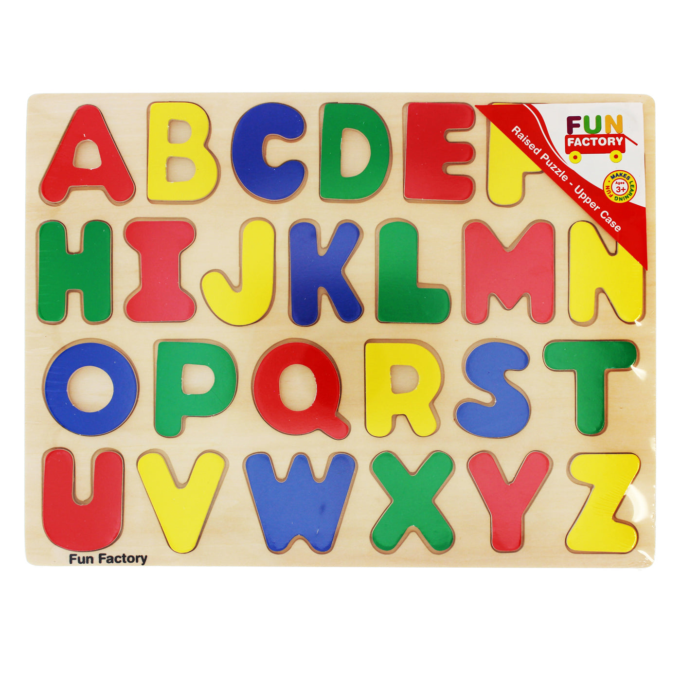 fun factory wooden alphabet puzzle