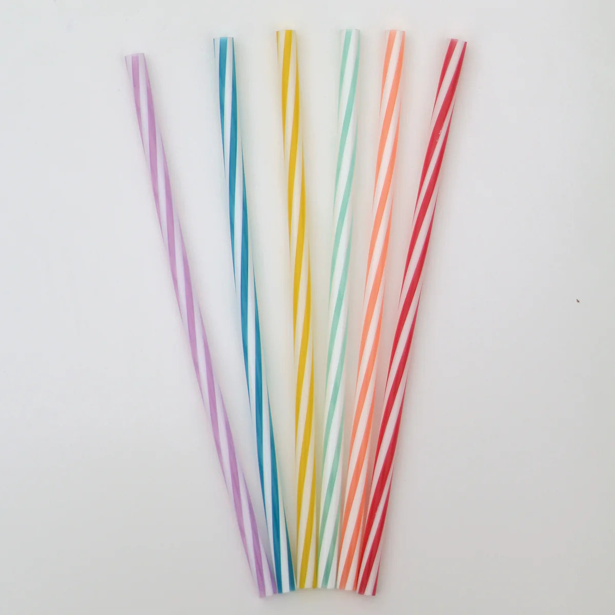 silicone straws - 6 pack