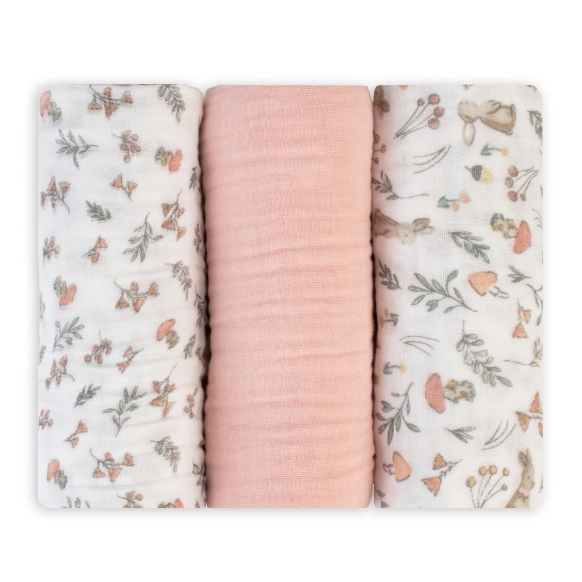 Little Linen Muslin Wrap - 3 pack