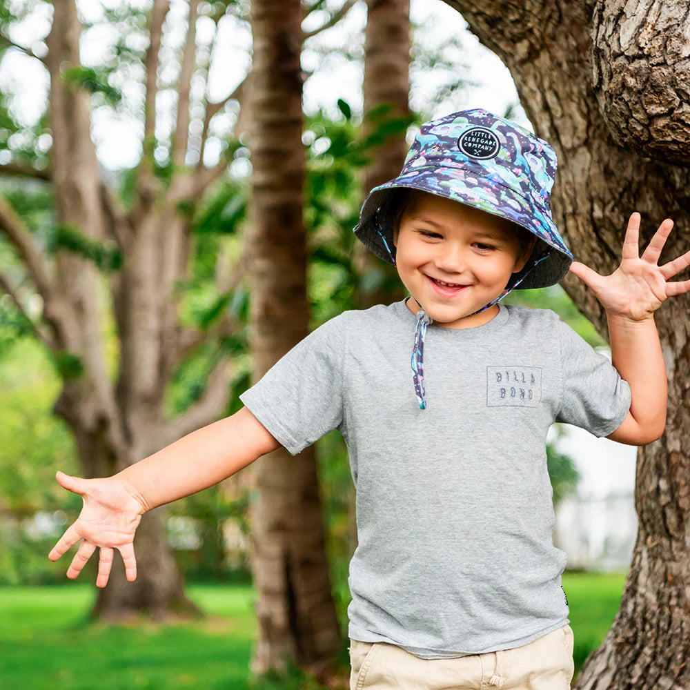 Little Renegade Bucket Hats - Dino Party