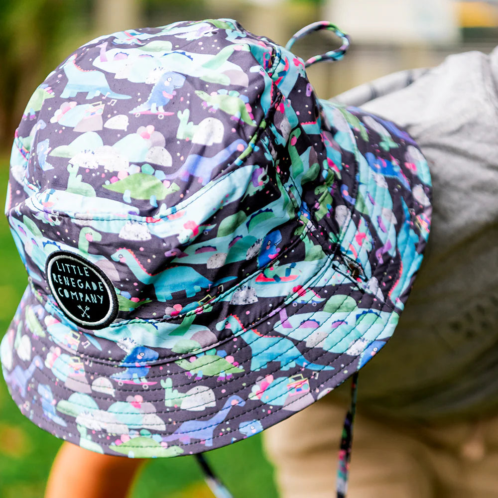 Little Renegade Bucket Hats - Dino Party