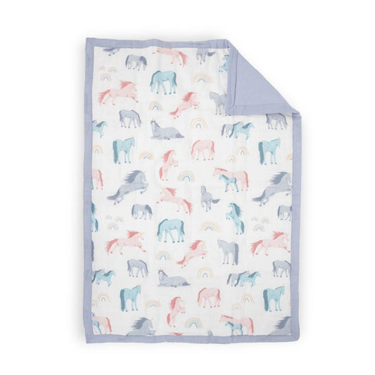 little unicorn toddler comforter