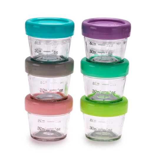 melii glass food container - 6 pack