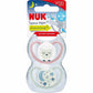 NUK Space Night Silicone Soother - 2 pack