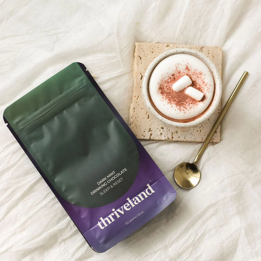 thriveland sleep & reset peppermint moon milk