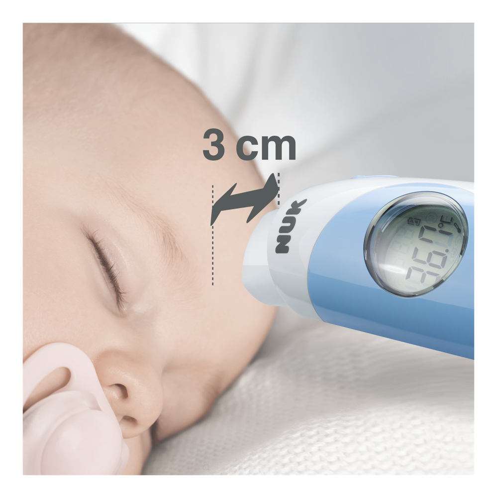 nuk baby thermometer flash